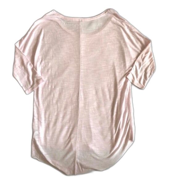 American Eagle AEO Womens Top XXS Pink Jegging T Tee Shirt Hi Lo Round Neck MINT - Picture 5 of 10
